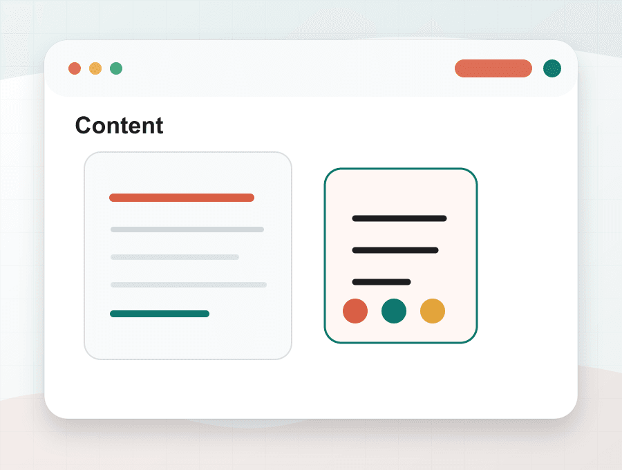 Content marketing and SEO planning dashboard